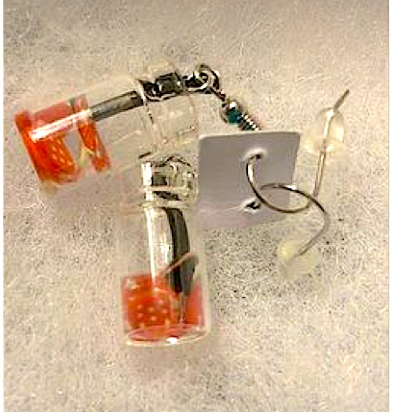 Candle Light Westwood Style Brand New With Tags Luxury Boutique Earrings Bogo